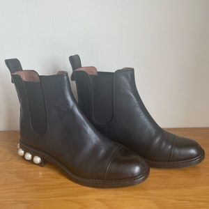 Louise et Cie - Valtina Faux Pearl Heel Bootie